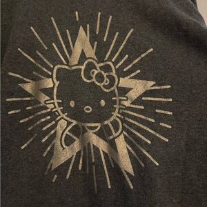 Torrid Hello Kitty Gray and Gold Sweater